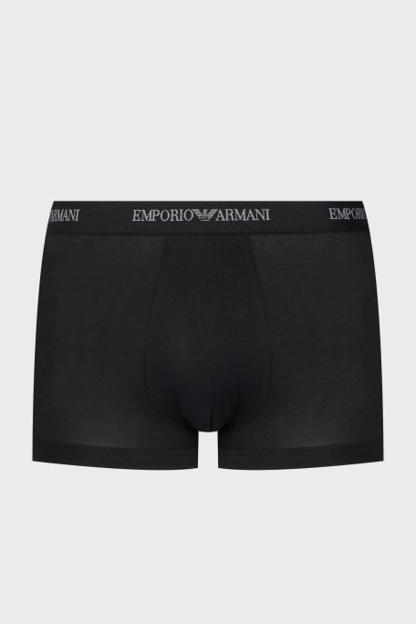 Emporio Armani Streç Pamuklu 3 Pack Erkek Boxer EM000259 AF14132 MC061 SİYAH - Emporio Armani (1)