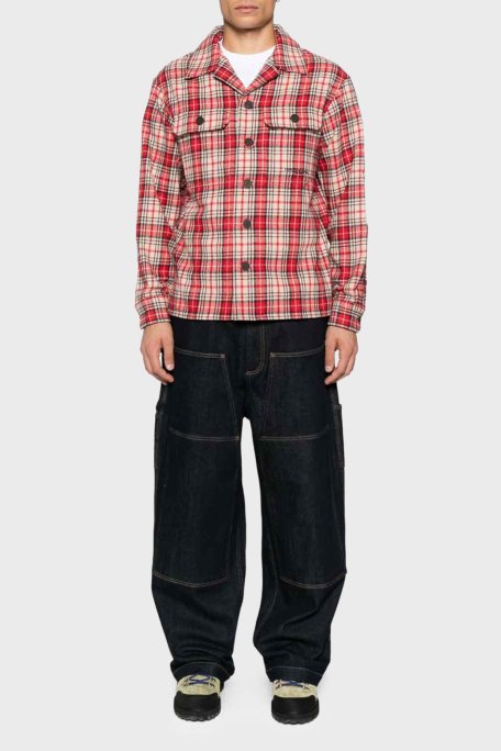 Emporio Armani Streç Pamuklu Dikiş Detaylı Relaxed Fit Kargo Erkek Pantolon EM003159 AF17809 MB001 LACİVERT - Emporio Armani (1)