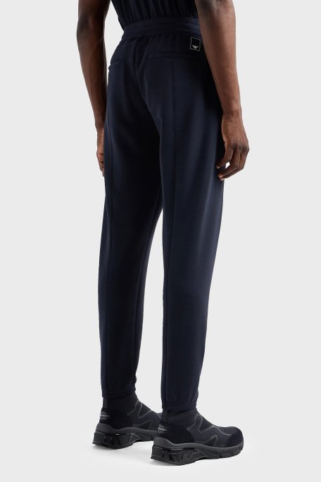 Emporio Armani Streç Regular Fit Normal Bel Lastikli Paça Jogger Erkek Pantolon EM000315 AF10103 UB118 LACİVERT - Emporio Armani (1)