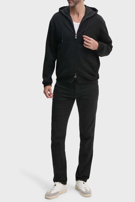 Emporio Armani Suya Dayanıklı Streç Pamuklu Çift Taraflı Bomber Erkek Ceket 6D1MD3 1JHSZ 0999 SİYAH - Emporio Armani (1)