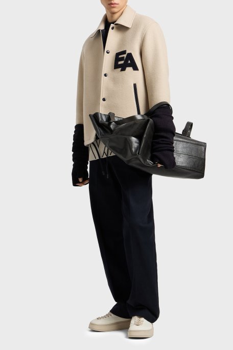 Emporio Armani Yünlü Regular Fit Klasik Yaka Astarlı Erkek Ceket EM003125 AF17330 U1156 BEJ - Emporio Armani (1)