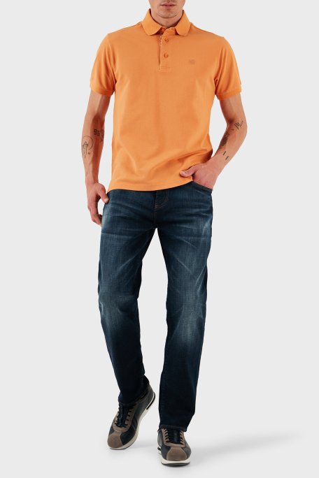 Etro % 100 Pamuk Regular Fit Düğmeli Erkek Polo Yaka T Shirt MRMD0005 AJ264 A0932 TURUNCU - Etro (1)