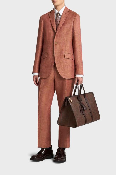 Etro % 100 Pamuk Regular Fit Düğmeli Yaka Erkek Gömlek MRIB0006 AV607 W0800 BEYAZ - Etro (1)