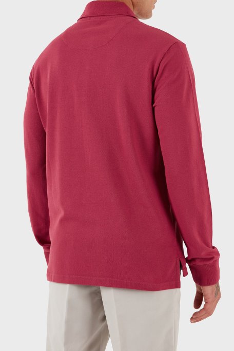 Etro Logolu % 100 Pamuk Regular Fit Düğmeli Polo Yaka Erkek Sweat MRMD0013 AJ264 R3484 FUŞYA - Etro (1)