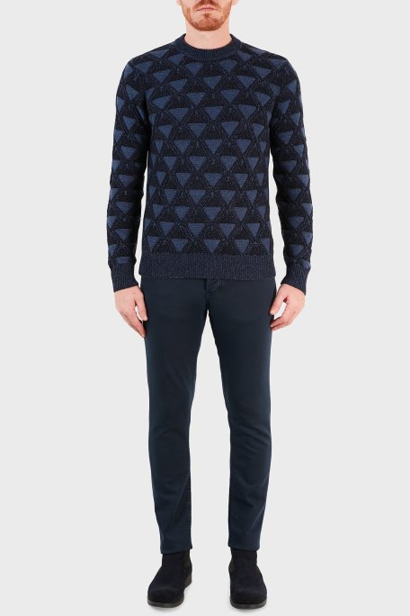 Exxe Slim Cepli Pamuklu Jeans Erkek Kot Pantolon EX1001K0012BARTEZ LACİVERT - Exxe