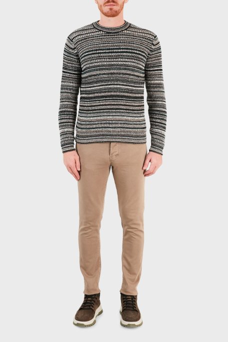 Exxe Slim Fit Cepli Pamuklu Jeans Erkek Kot Pantolon EX1001K0014BARTEZ TOPRAK - Exxe