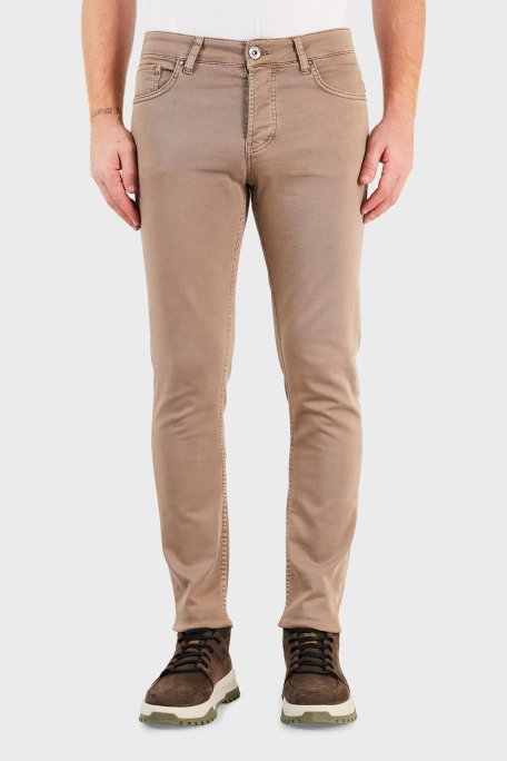 Exxe Slim Fit Cepli Pamuklu Jeans Erkek Kot Pantolon EX1001K0014BARTEZ TOPRAK - Exxe (1)