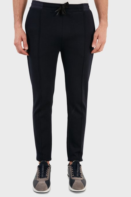 Exxe Pamuklu Belden Bağlamalı Cepli Jogger Erkek Pantolon 6143001 LACİVERT - Exxe (1)