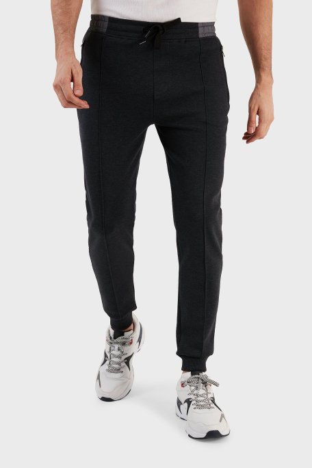Exxe Pamuklu Belden Bağlamalı Cepli Jogger Erkek Pantolon 6143002 ANTRASİT - Exxe (1)