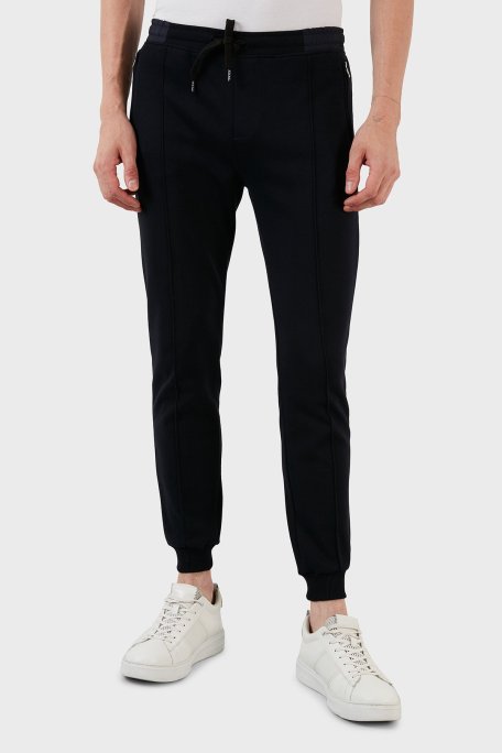Exxe Pamuklu Belden Bağlamalı Cepli Jogger Erkek Pantolon 6143002 LACİVERT - Exxe (1)