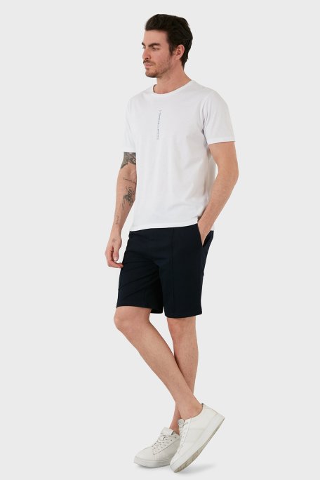 Exxe Pamuklu Cepli Belden Bağlamalı Erkek Short 6142001 LACİVERT - Exxe (1)