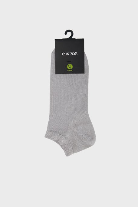 Exxe Yumuşak Dokulu Bambu Erkek Çorap 6220001 GRİ - Exxe