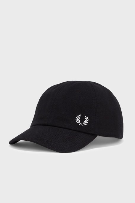 Fred Perry % 100 Pamuk Logolu Unisex Şapka HW6726 843 SİYAH - Fred Perry