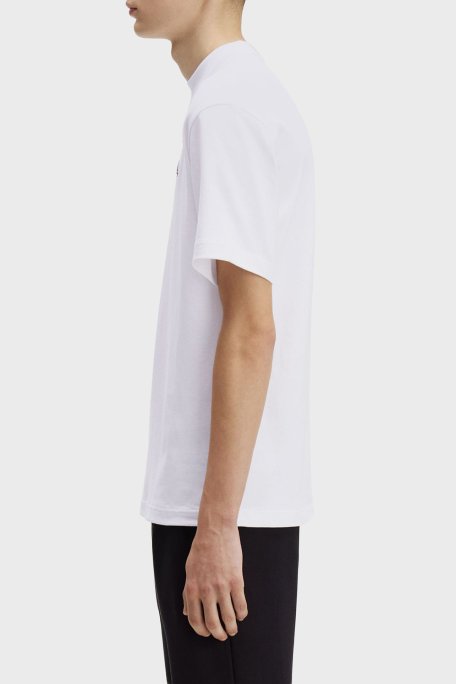 Fred Perry % 100 Pamuk Relaxed Fit Bisiklet Yaka Erkek T Shirt M8710 100 BEYAZ - Fred Perry (1)