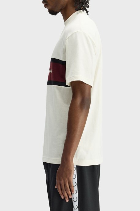 Fred Perry Logolu % 100 Pamuk Relaxed Fit Bisiklet Yaka Erkek T Shirt M2405 560 EKRU - Fred Perry (1)