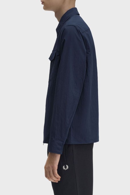 Fred Perry Logolu Regular Fit Gömlek Yaka Erkek Ceket M5684 738 KOYU MAVİ - Fred Perry (1)