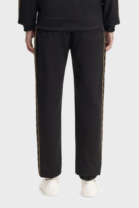 Fred Perry Pamuklu Regular Fit Lastikli Paça Logo Bantlı Jogger Erkek Pantolon T5507 Q27 SİYAH - Fred Perry (1)