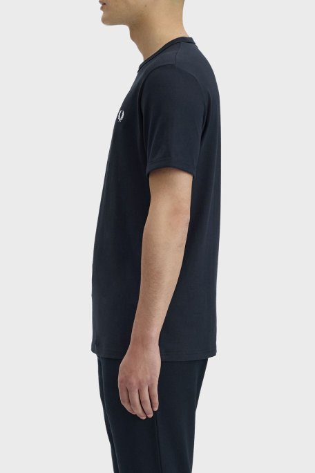 Fred Perry Pamuklu Regular Fit Logolu Bisiklet Yaka Erkek T Shirt M3519 608 LACİVERT - Fred Perry (1)