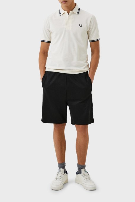 Fred Perry Regular Fit Logolu Normal Bel Erkek Short S5508 102 SİYAH - Fred Perry (1)