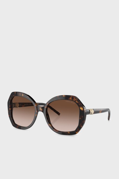 Giorgio Armani UV Korumalı Pilot Tip Güneş Kadın Gözlük 0AR8180 502613 54 Hava-Gradient Kahve - Giorgio Armani