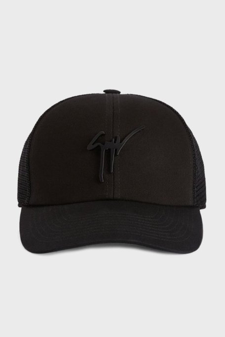 Giuseppe Zanotti % 100 Pamuk Logolu Erkek Şapka EAU4007-001 SİYAH - Giuseppe Zanotti (1)