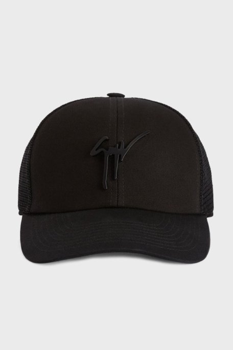 Giuseppe Zanotti % 100 Pamuk Logolu Erkek Şapka EAU4007-001 SİYAH - Giuseppe Zanotti (1)
