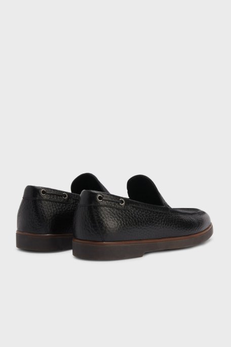 Giuseppe Zanotti Logolu Deri Erkek Ayakkabı EU40021-010 SİYAH - Giuseppe Zanotti (1)