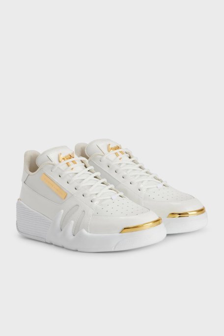 Giuseppe Zanotti Logolu Hakiki Deri Sneaker Erkek Ayakkabı RM40002-001 BEYAZ - Giuseppe Zanotti (1)