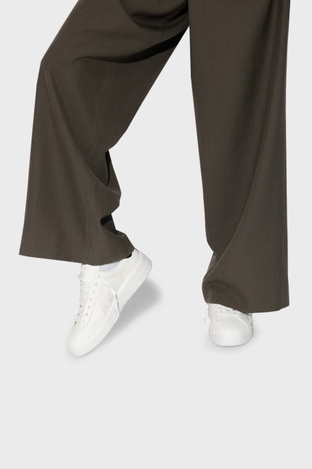 Golden Goose Hakiki Deri Sneaker Bayan Ayakkabı GWF0019.7F004161.10793 BEYAZ - Golden Goose (1)