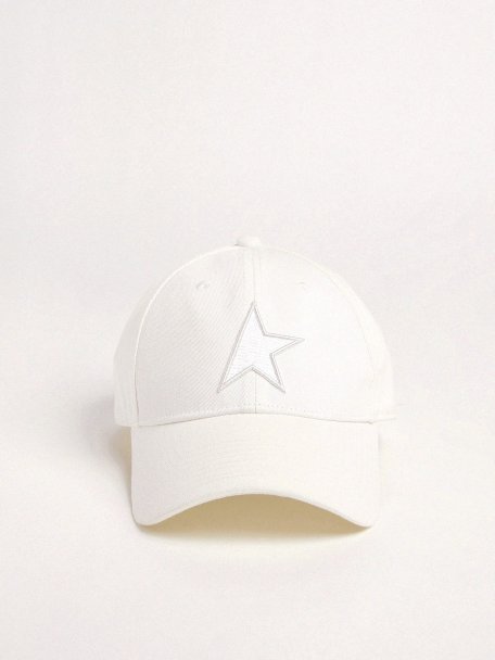 Golden Goose Pamuklu Bayan Şapka GUP01038.P000597.20103 BEYAZ - Golden Goose