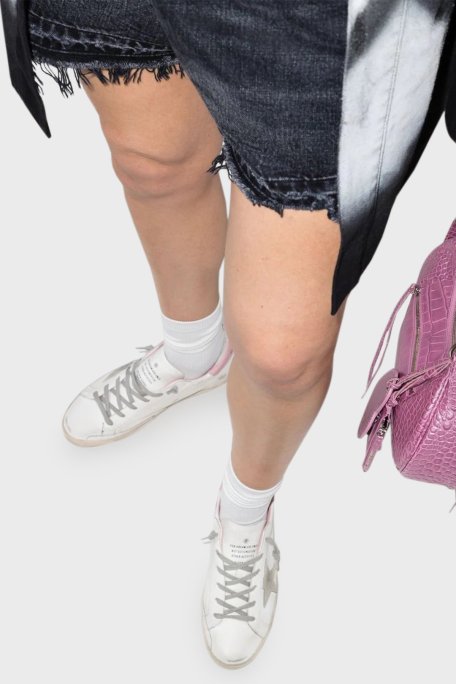 Golden Goose Vintage Hakiki Deri Sneaker Bayan Ayakkabı GWF00102.F002569.10914 BEYAZ - Golden Goose (1)