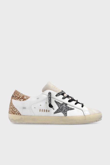 Golden Goose Vintage Hakiki Deri Sneaker Bayan Ayakkabı GWF00102.F005358.82532 BEYAZ - Golden Goose