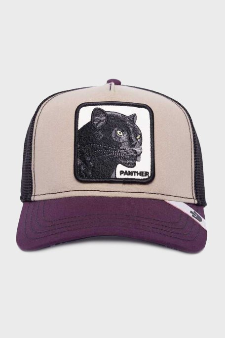 Goorin Bros Animal Figürlü File Detaylı Unisex Şapka 1011117 MOR - Goorin Bros