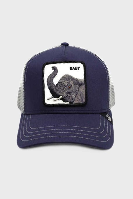 Goorin Bros Big Baby File Detaylı Animal Desenli Unisex Şapka 1010011 LACİVERT - Goorin Bros