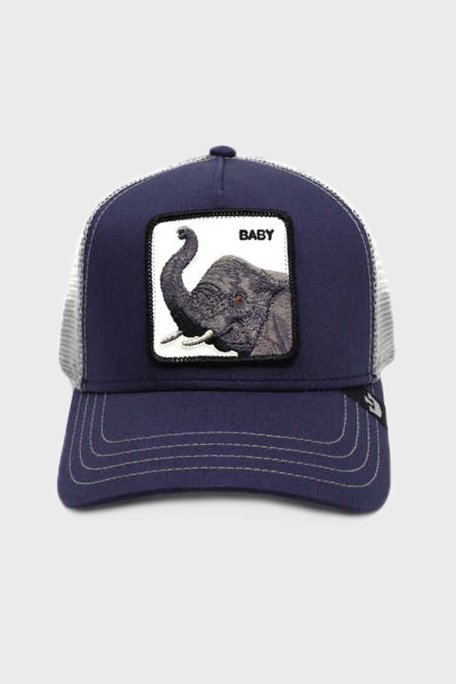 Goorin Bros Big Baby File Detaylı Animal Desenli Unisex Şapka 1010011 LACİVERT - Goorin Bros