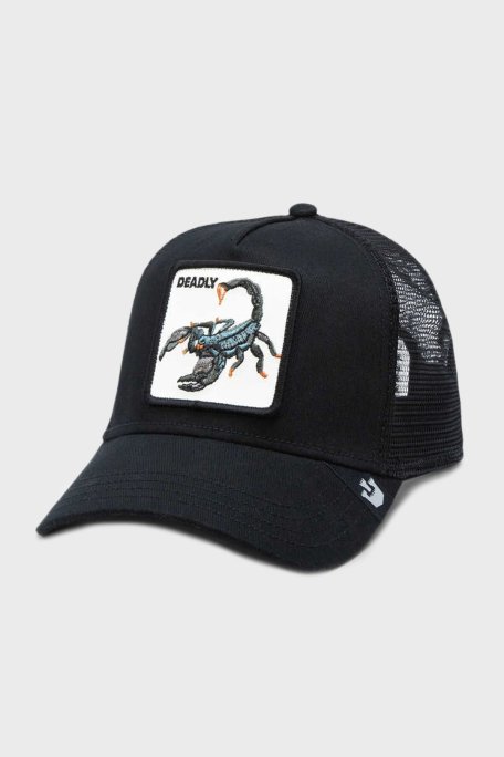 Goorin Bros Deadliest Scorpion Animal Figürlü File Detaylı Unisex Şapka 1011687 SİYAH - Goorin Bros (1)