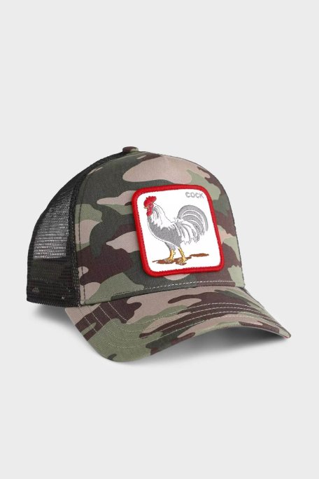 Goorin Bros 101-3548 Rooster File Detaylı Animal Baskılı Unisex Şapka 1013548 KAMUFLAJ - Goorin Bros