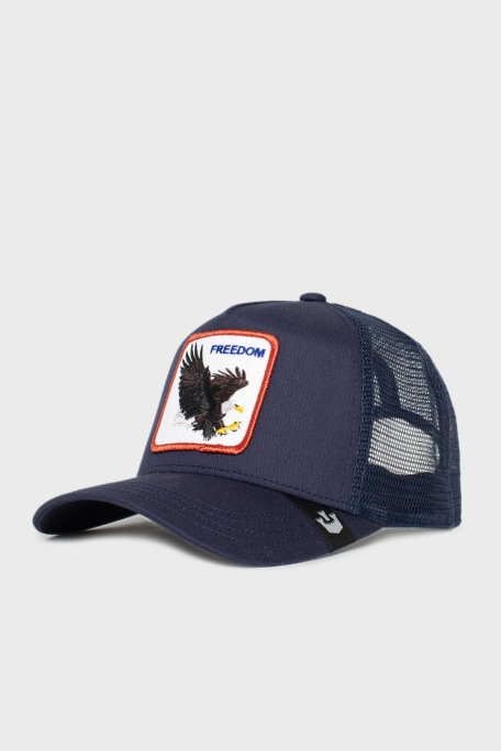 Goorin Bros Freedom Truckin Animal Figürlü File Detaylı Unisex Şapka 1011032 LACİVERT - Goorin Bros (1)