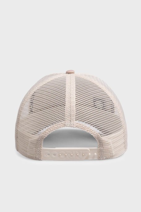 Goorin Bros King Trucker Pamuk Karışımlı File Detaylı Unisex Şapka 1012459 BEJ - Goorin Bros (1)