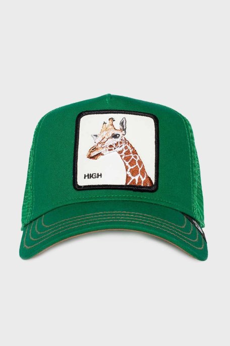 Goorin Bros Pamuklu File Logolu The Giraffe Unisex Şapka 1010659 YEŞİL - Goorin Bros