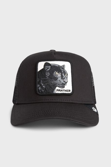 Goorin Bros Panther Trucker Pamuk Karışımlı File Detaylı Unisex Şapka 1012450 SİYAH - Goorin Bros
