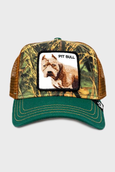 Goorin Bros Pitbull Animal Figürlü File Detaylı Unisex Şapka 1010621 GRİ - Goorin Bros