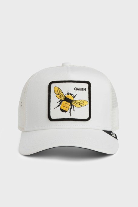 Goorin Bros Queen Trucker Pamuk Karışımlı File Detaylı Unisex Şapka 1012537 BEYAZ BEJ - Goorin Bros