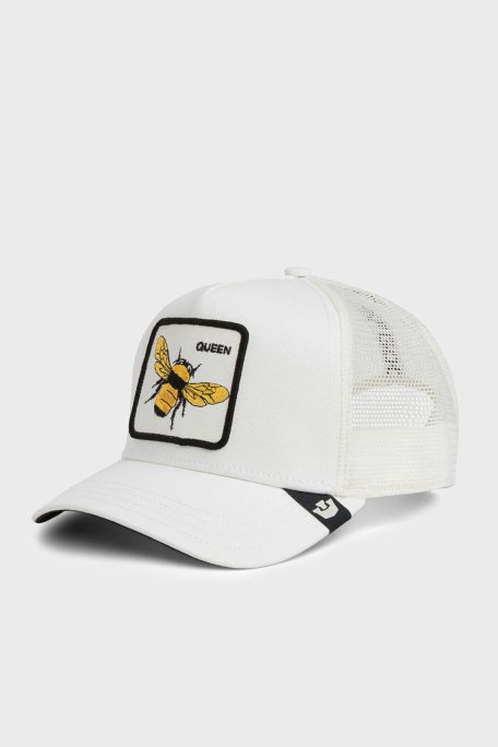 Goorin Bros Queen Trucker Pamuk Karışımlı File Detaylı Unisex Şapka 1012537 BEYAZ BEJ - Goorin Bros (1)