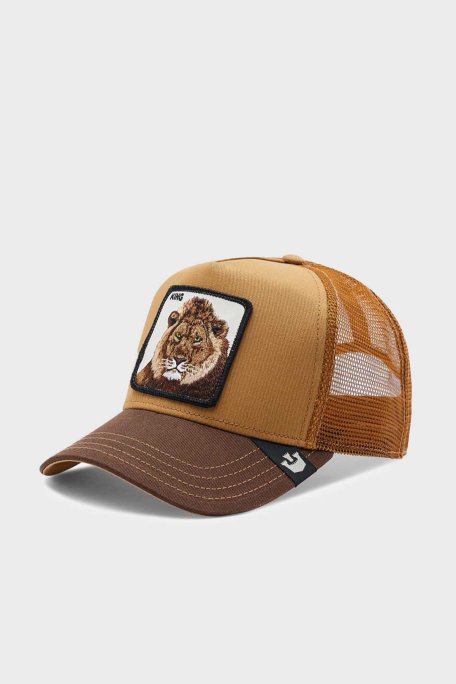 Goorin Bros 101-0388 The King Lion File Detaylı Animal Desenli Unisex Şapka 1010388 CAMEL - Goorin Bros (1)