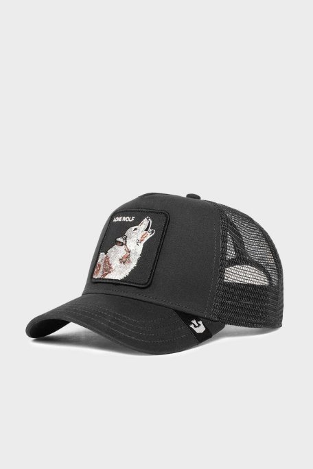 Goorin Bros 101-0389 The Lone Wolf File Detaylı Animal Desenli Unisex Şapka 1010389 SİYAH - Goorin Bros (1)