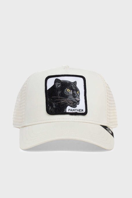 Goorin Bros The Panther Pamuklu File Detaylı Animal Desenli Unisex Şapka 1010381 BEYAZ - Goorin Bros