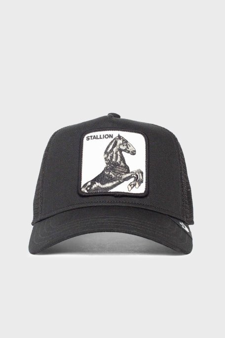 Goorin Bros 101-0393 The Stallion Pamuklu File Detaylı Animal Desenli Unisex Şapka 1010393 SİYAH - Goorin Bros