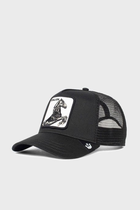 Goorin Bros 101-0393 The Stallion Pamuklu File Detaylı Animal Desenli Unisex Şapka 1010393 SİYAH - Goorin Bros (1)