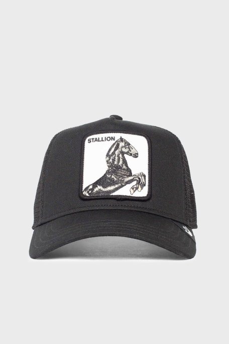 Goorin Bros 101-0393 The Stallion Pamuklu File Detaylı Animal Desenli Unisex Şapka 1010393 SİYAH - Goorin Bros